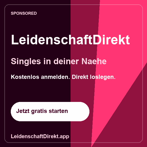 Jetzt gratis starten - LeidenschaftDirekt.app